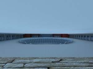 harbin west railway station Modèle 3D