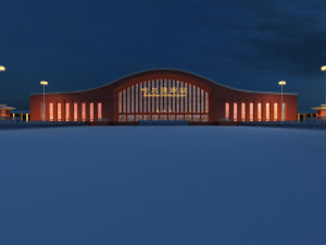 harbin west railway station 3D Model