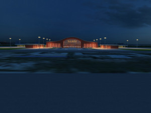 harbin west railway station 3D 模型