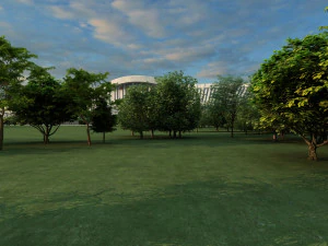 estación sur de qiqihar Modelo 3D