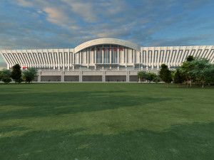 qiqihar south station Modèle 3D