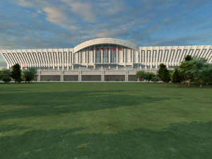 qiqihar south station 3D Model