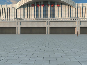 qiqihar south station Modèle 3D
