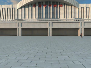 qiqihar south station 3D Model