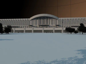 qiqihar south station 3D Model