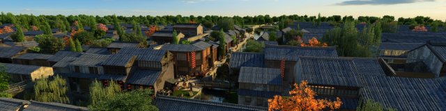 ancient town 3D Model .c4d .max .obj .3ds .fbx .stl .blend 