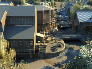 ancient town 3D Model