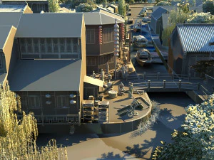ancient town 3D Model