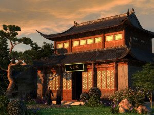ancient town 3D Model