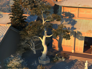 ancient town Model 3D