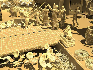 ancient town 3D Model