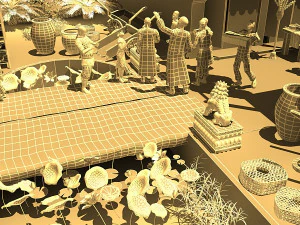 ancient town 3D Model