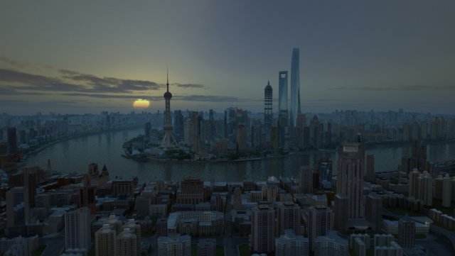 shanghai 3Dモデル .c4d .max .obj .3ds .fbx .stl .blend 