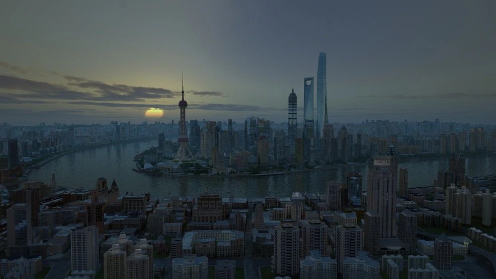 shanghai 3D Model .c4d .max .obj .3ds .fbx .stl .blend 