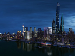 shanghai Modèle 3D