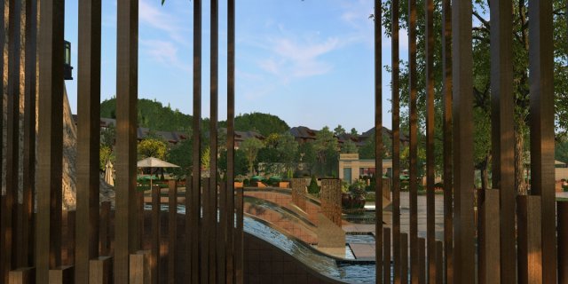 villa 3D Model .c4d .max .obj .3ds .fbx .stl .blend 