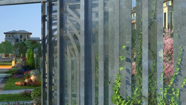 villa Modelo 3D .c4d .max .obj .3ds .fbx .stl .blend 