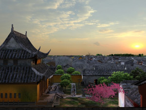 ancient town Modelo 3D