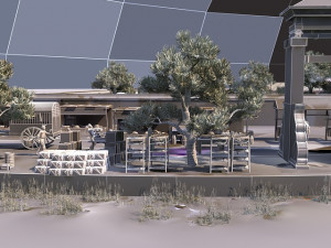 ancient town 3D Model
