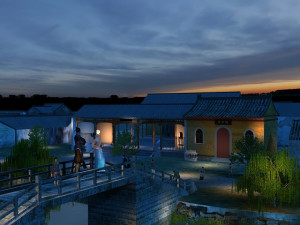 ancient town 3Dモデル