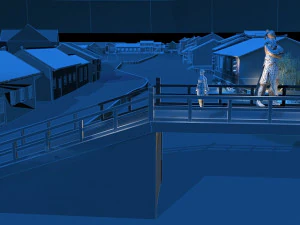 ancient town 3D Model