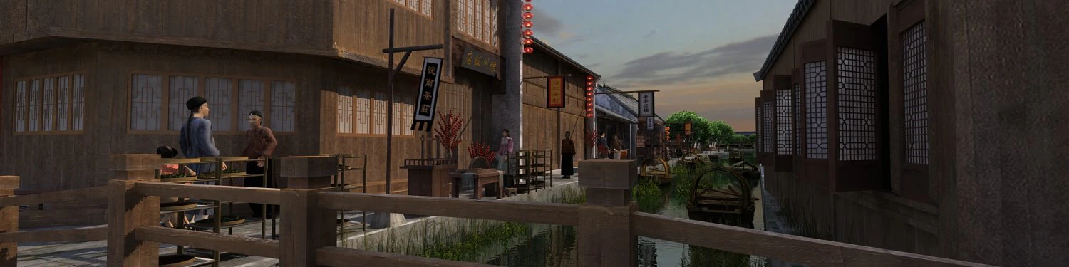 ancient town 3D Model .c4d .max .obj .3ds .fbx .stl .blend 