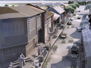 ancient town 3Dモデル