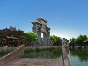 ancient town 3D Model