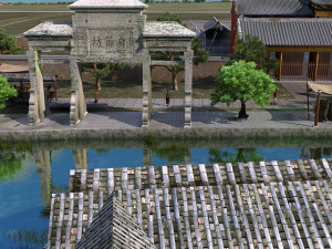 ancient town Modèle 3D