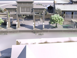ancient town Modèle 3D