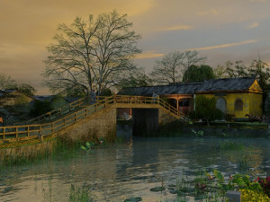 ancient town Modèle 3D