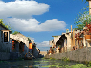 ancient town 3D 模型