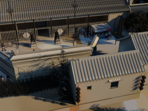 ancient town 3D Model
