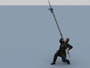 rattan soldier Modèle 3D