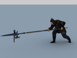 rattan soldier Modèle 3D