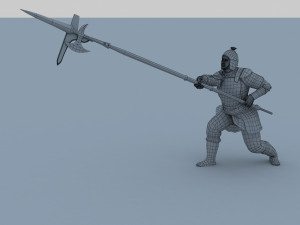 rattan soldier Modèle 3D