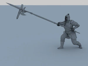 rattan soldier 3D Model