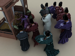 the emperor died Model 3D