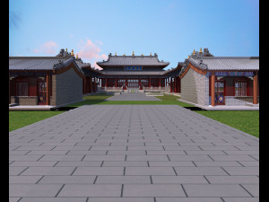 temple 3D Modell