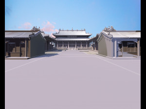 temple 3D Modell