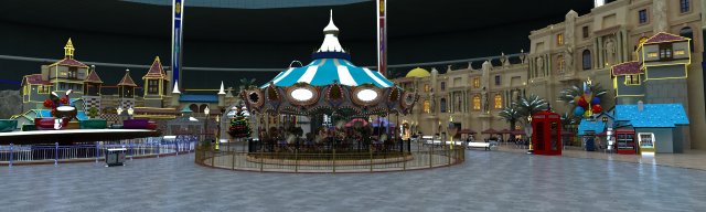 childrens playground 3D 모델 .c4d .max .obj .3ds .fbx .stl .blend 