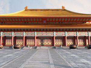 forbidden city hall of supreme harmony Modelo 3D