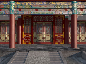 forbidden city hall of supreme harmony 3D Model
