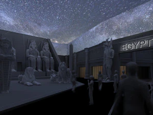 egyptian pavilion 3D Model