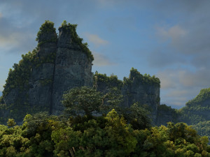 mountain peak Model 3D