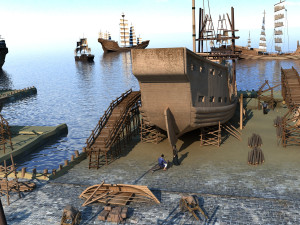 ancient canal Model 3D