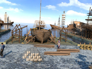 ancient canal Model 3D