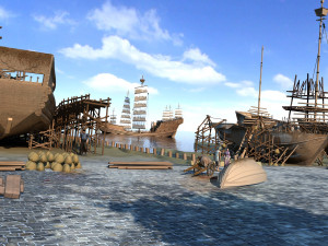 ancient canal Model 3D