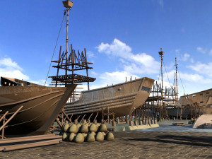 ancient canal Model 3D
