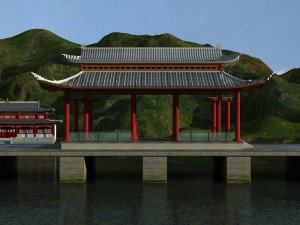 summer resort 3D Model